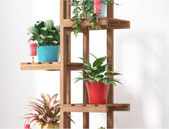 Wooden plant rack 140cm Tall