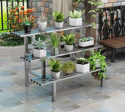 3-Tier Stainless Steel Plant Rack