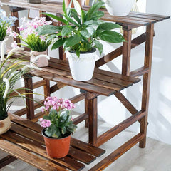 3-Tier Wooden Plant Rack