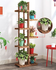 Wooden plant rack 140cm Tall