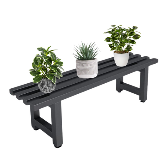 Stainless Steel Plant Bench Black