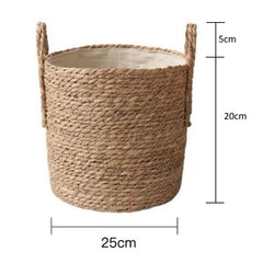 Seagrass Basket (Braid) Plant Basket