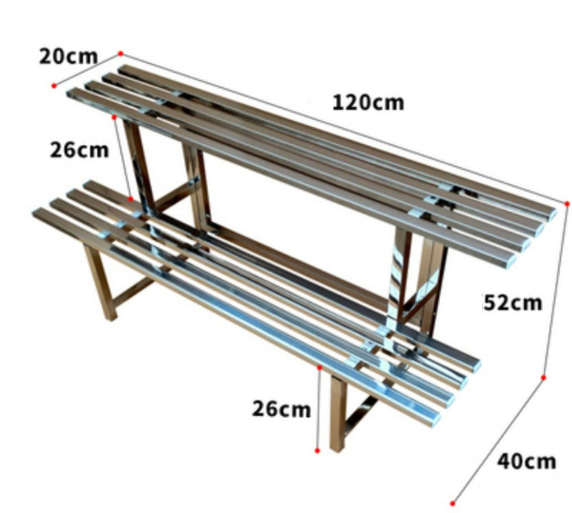 2-Tier Stainless Steel Rack