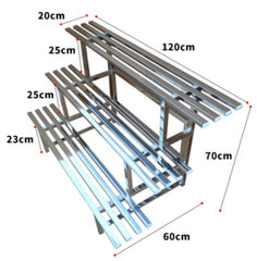 3-Tier Stainless Steel Plant Rack