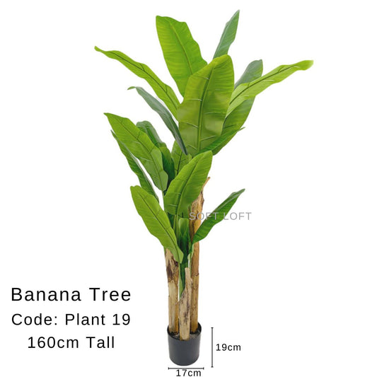 Artificial Banana Tree 160cm Tall
