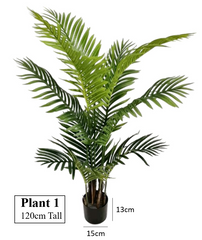 Artificial Plant Areca Palm 120cm tall