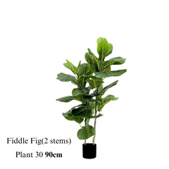 Artificial Fiddle Fig (2 stems) 90cm