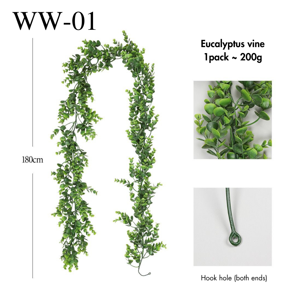 Artificial Hanging Vine Plant (Suitable for Wall Plant)