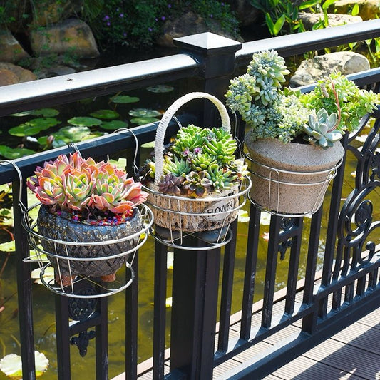 Round Stainless Steel Hanging Basket