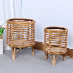 Japanese style Bamboo Basket with Stand