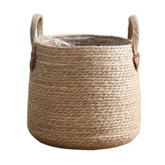 Woven Sea Grass Plant Basket