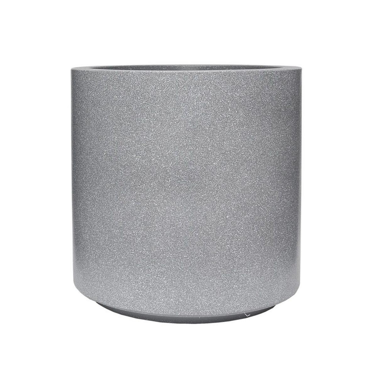 Imitation Round Plant Pot (Light Grey)