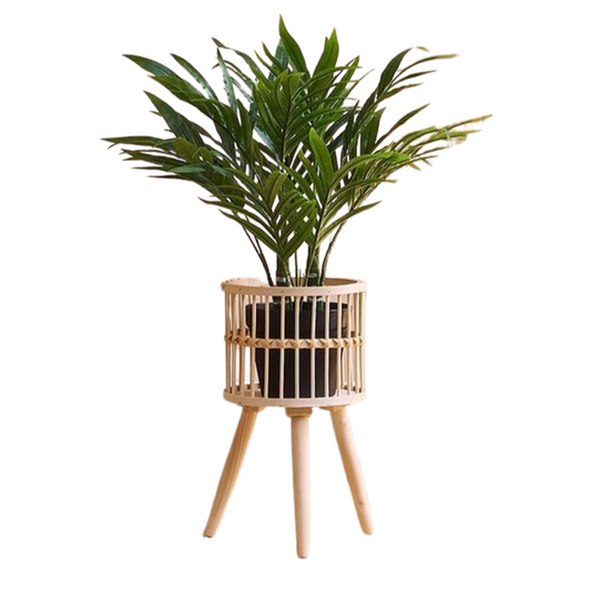 Bamboo Basket With Stand