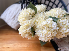 Artificial Hydrangea Flower (3 stems)