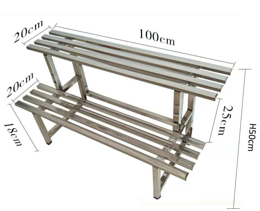 2-Tier Stainless Steel Rack