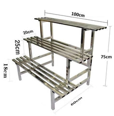 3-Tier Stainless Steel Plant Rack