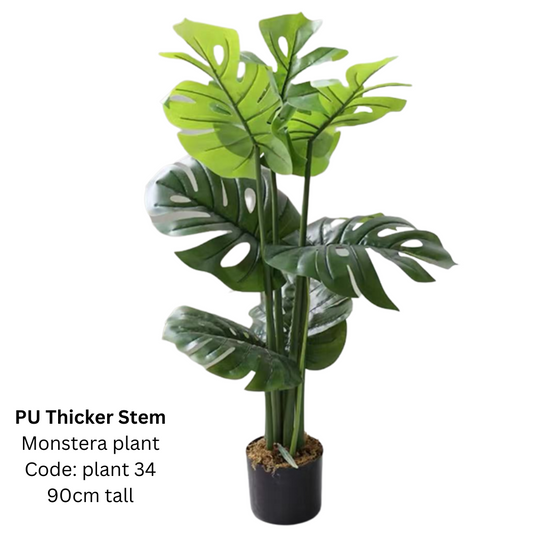 Artificial Monstera Tree 90cm Tall