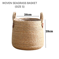 Woven Sea Grass Plant Basket